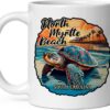 North Myrtle Beach South Carolina Mug for Women Men Ceramic Mugs Tea Coffee Cup with Handle Cute White Mug Size – 11 oz Funny Novelty Nice Graphic Design Print Mug for Kitchen ID44994