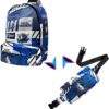 Pro Specialties Group Dallas Mavericks Transformable 2-in-1 Mini Backpack: Convertible, Stylish, water-resistant travel belt bag. Dallas Mavericks merch & gifts