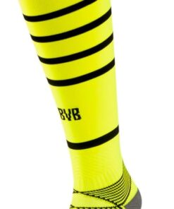 Puma Mens Team Bvb Hooped Socks Replica Athletic Casual – Yellow