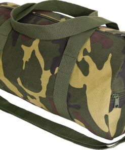 Rothco Sports Gym Shoulder Canvas Sport Shoulder Duffle Bag with Strap 19″ x 9″ x 9″, Camouflage