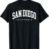 San Diego California Varsity Style Travel Trip Group T-Shirt