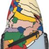 Sultanate of Delhi territory Map Foldie Crossbody Bag for Men and Women – Durable and Functional Anti Theft Crossbody Bags
