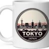 Tokyo Japan Mug for Women Men Ceramic Mugs Tea Coffee Cup with Handle Cute White Mug Size – 11 oz Funny Novelty Nice Graphic Design Print Mug for Kitchen ID44994