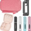 Travel Essentials for Women, Electronic Organizer, Perfume Travel Refillable, Plane Phone Holder, Mini Jewelry Travel Case, Travel Accessories Must Haves for Airplane, Cruise Ship, Road trip