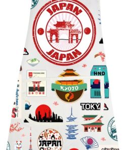 UJIMS Japan Trip Gift Japan Vacation Kitchen Apron Tokyo Travel Lovers Gift Japan Souvenir Gift Japan Theme Gifts