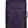 U.S. Traveler Aviron Bay Expandable Softside Luggage with Spinner Wheels, Purple, 30-Inch