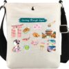 VAMSII Japan Travel Crossbody Bag Japan Souvenir Gift Japan Vacation Gift Japan Tokyo Lover Gift Japanese Sakura Gift