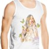 Mens Tank Top Shirt Sydney Actor Sweeney Sleeveless Crewneck T-Shirts Summer Cotton Muscle Fitness Tops Tee