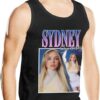 Mens Tank Top Shirt Sydney Actor Sweeney Sleeveless Crewneck T-Shirts Summer Cotton Muscle Fitness Tops Tee
