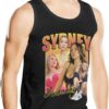 Mens Tank Top Shirt Sydney Actor Sweeney Sleeveless Crewneck T-Shirts Summer Cotton Muscle Fitness Tops Tee