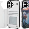 Australia Sydney Bridge Cityscape Skyline Phone Case Wallet Case with Card Holder TPU Shockproof Back Shell Cover Compatible with iPhone 16 iPhone 16 Plus