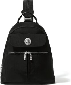 Baggallini Naples Convertible Small Daypack Sling Crossbody, Black