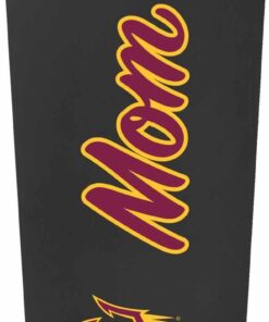 Campus Colors NCAA Stainless Steel Travel Tumbler for Mom – 18 oz – Double Walled Insulated Drinkware (Arizona State Sun Devils – Black, 18oz)