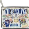 Catstudio Collegiate Zipper Pouch, Villanova University Travel Toiletry Bag, Ideal Gift for College Students or Alumni, Makeup Bag, Dog Treat Pouch, or Travel Purse Pouch