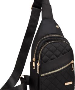 Crossbody Small Sling Backpack Sling Bag for Women Men, Chest Bag Daypack Crossbody for Travel Sport Running Hiking