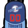 Custom Toronto Backpack for Boy Girl Personalized Name Number High Capacity School Backpacks Laptop Bag Casual Travel Backpack Men Women