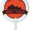 DIYthinker Australia Landmark Sydney Opera House Plastic Round Handheld Fan Decorations Craft