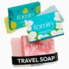 FOMIN – Antibacterial Paper Soap Sheets for Hand Washing – (300 Sheets) Rose, Jasmine, Lemon Portable Travel Dissolvable Camping Mini Soap Portable Hand Soap Sheets