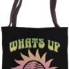 Funny Summer Groovy Sun Beach Vacation Whats Up Beaches Tote Bag