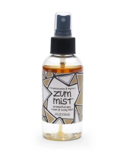 Indigo Wild Zum Mist Room & Body Spray – Aromatherapy Essential Oil Spray – Natural Body Mist & Room Spray – Frankincense & Myrrh Scent – 4 fl oz