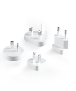 Innergie World Travel Plug Kit (US, UK, EU, AU plugs) Universal plugs for Innergie One For All USB-C Power Adapters (C6 Single, 60C INTL, C6 Duo INTL, 45H, and other Single/Intl ver)-Delta Electronics