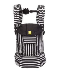 LÍLLÉbaby Complete Original 6-in-1 Ergonomic Baby and Child Carrier, Black/White – 100% Cotton