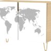 Mid Century Sideboard Buffet Kitchen Storage Cabinet with 2 Doors Estonia marked map art Gray for backgrounds backdrop business concepts Cupboard Console Table Bar Cabinet for Dining Room Hallway