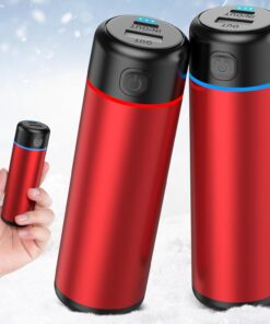 Rechargeable Hand Warmers, Electric Portable Hand Warmer, Split USB-C, Cool Cute Stuff Gadgets, Camping/Travel Essentials & Stocking Stuffers Gifts