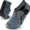 Scurtain Barefoot Water Shoes for Women Men Beach Swim Aqua Socks Summer Quick-Dry Sandals Slippers
