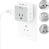 TESSAN European UK India Travel Plug Adapter Kit, International Detachable Converter with 3 Outlet 3 USB(1 USB C), Type C/G/D EU Power Adaptor, US to Europe Italy Spain France Ireland Dubai Maldives TESSAN European UK India Travel Plug Adapter Kit, International Detachable Converter with 3 Outlet 3 USB(1 USB C), Type C/G/D EU Power Adaptor, US to Europe Italy Spain France Ireland Dubai Maldives