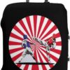 Taekwondo Sports Tokyo Travel Suitcase Protector Luggage Cover Protective Washable Anti-scratch Baggage Cover