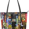 Top Handle Bag for Women Japan Tokyo Vegan Leather Lady Purse Shoulder Bag Travel Satchel Gym Beach Tote with Zipper Weekender Handbag