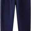 Women Baggy Fleece Sweatpants Drawstring Elastic High Waisted Joggers Pants Lounge Running Pants