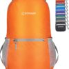 ZOMAKE Ultra Lightweight Hiking Backpack 20L – Packable Small Backpacks Water Resistant Daypack for Women Men(Orange)
