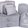 tianzong 7-piece Set Packing Cubes, Travel Bags for Luggage, Packing Organizers with Shoe Bag