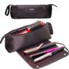 ANGENIL Large Flat Iron Mat Hair Tools Travel Bag 2 in 1, with Heat Mat for Curling Iron Hair Curler, Hair Straightener Brush, Hair Dryer, Portable Hot Tool Mat Hair Accessories Organizer for Women