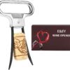 Ah-So Wine Opener Corkscrew Wine Bottle Opener Two-Prong Cork Puller