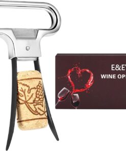 Ah-So Wine Opener Corkscrew Wine Bottle Opener Two-Prong Cork Puller