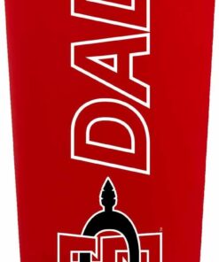 Campus Colors NCAA Stainless Steel Travel Tumbler for Dad – 18 oz – Double Walled Insulated Drinkware (San Diego State Aztecs – Red, 18oz)