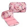 Conair Makeup Bag, Cosmetic Bag – Great for Makeup Brushes or Cosmetics, Perfect Size for Purse or Carry-On, Organizer Shape in Pink Floral Print
