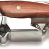 Corkscrew Wine Opener with Foil Cutter, Bartender Wine Key for Servers Professional, Manual Cork Screws for Wine Bottles, Double Hinged Waiter Corkscrew Travel Wine Tool