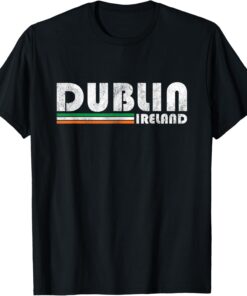 Dublin Ireland Retro Vintage Travel Vacation Gift T-Shirt