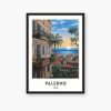 Generic Posters: Palermo Travel Print, Palermo – Italy Travel, Printable City Poster, Digital, Birthday Present, 11 x 17 Inches, 16 x 24 Inches. 24 x 36 Inches, white