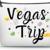 Las Vegas Souvenir,Vegas Purse,Vegas Gifts,Weekender Bags for Women,Small Cosmetic Bag Makeup Pouch,Vegas Trip Bridesmaid Wedding Gift,Fun Girls Trip Gifts,Vegas Bachelorette Gift