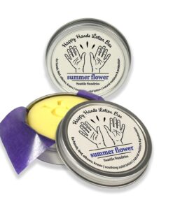 Lavender & Ylang Ylang Natural Solid Lotion Bars with Beeswax & Shea Butter 2x (1.15oz) in Travel Tns, Moisturize & Protect Skin – Lotion Set for Women from Seattle Sundries