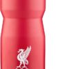 Liverpool FC Water Bottle with Straw – Metal Water Bottle for Soccer Fans Sports Work School Gym Liverpool Gifts for Men