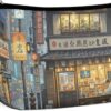 Makeup Bag Foldable Cosmetic Bag Tokyo Teahouse Printed Makeup Organizer Travel Makeup Bag for Travel And Daily Life