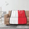Rqwaaed Singapore Flag Double-Sided Blanket Experience Ultimate Comfort 40x50in