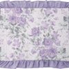 The Lakeside Collection Birmingham Floral Standard Sham – Flower Pillow for Spring Décor