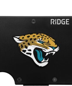 The Ridge NFL Edition, Mens Minimalist Aluminum Metal Wallet – Rfid Blocking, Elastic, Slim Front Pocket Credit Card Holder with Both Cash Strap and an additional Money Clip